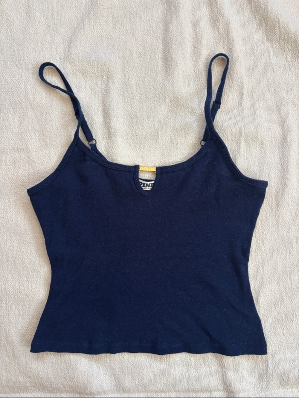 PINK Victoria's Secret Navy Spaghetti Strap Camisole